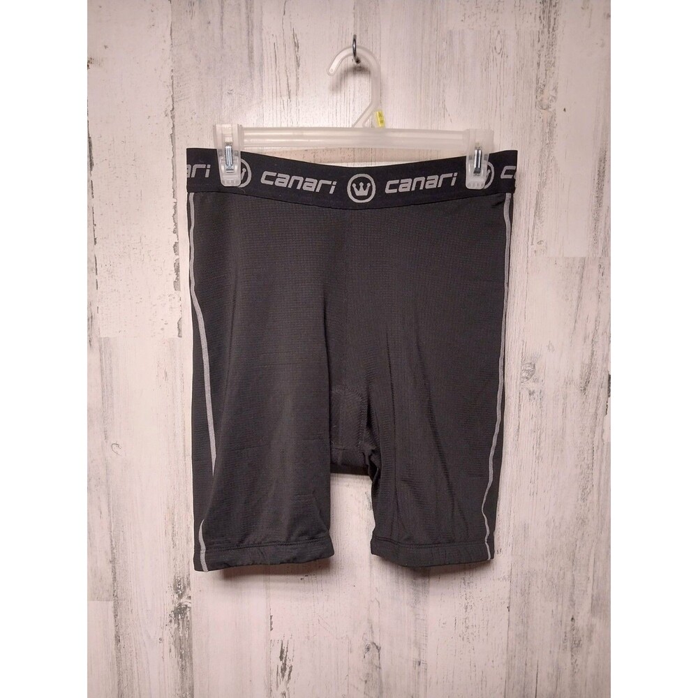 Canari Men's Black Padded Cycling Biking Bike Shorts Size Large